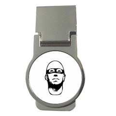 Baldhead Hero Comic Illustration Money Clips (round)  by dflcprints