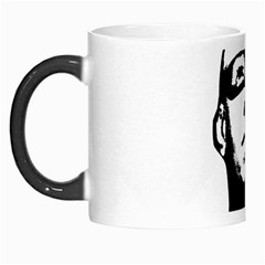 Baldhead Hero Comic Illustration Morph Mugs by dflcprints