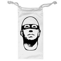 Baldhead Hero Comic Illustration Jewelry Bags by dflcprints