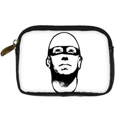 Baldhead Hero Comic Illustration Digital Camera Cases by dflcprints