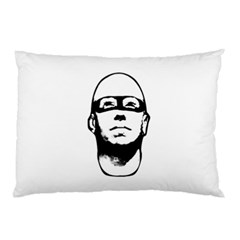 Baldhead Hero Comic Illustration Pillow Case (two Sides) by dflcprints