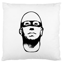 Baldhead Hero Comic Illustration Large Cushion Case (two Sides) by dflcprints