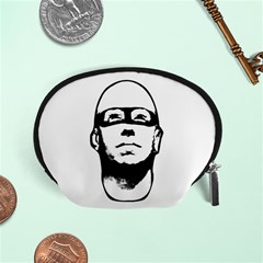 Baldhead Hero Comic Illustration Accessory Pouches (small)  by dflcprints