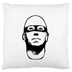 Baldhead Hero Comic Illustration Standard Flano Cushion Case (two Sides) by dflcprints