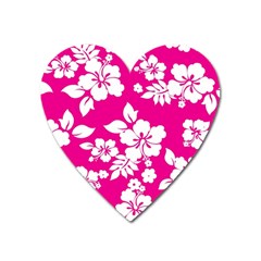 Pink Hawaiian Heart Magnet by AlohaStore