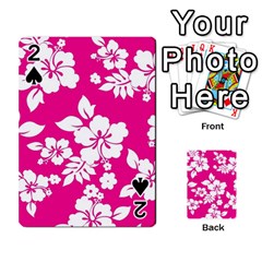 Pink Hawaiian Playing Cards 54 Designs 