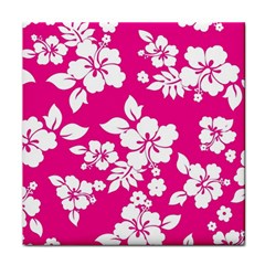 Pink Hawaiian Face Towel