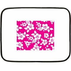 Pink Hawaiian Double Sided Fleece Blanket (mini) 