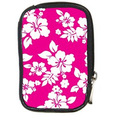 Pink Hawaiian Compact Camera Cases by AlohaStore