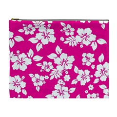 Pink Hawaiian Cosmetic Bag (xl)