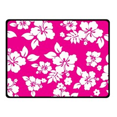 Pink Hawaiian Fleece Blanket (small)