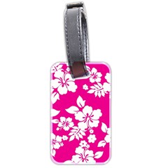 Pink Hawaiian Luggage Tags (two Sides)