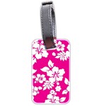 Pink Hawaiian Luggage Tags (Two Sides) Back