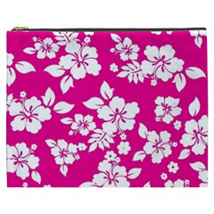 Pink Hawaiian Cosmetic Bag (xxxl) 