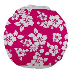 Pink Hawaiian Large 18  Premium Round Cushions