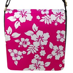 Pink Hawaiian Flap Messenger Bag (s)