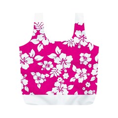 Pink Hawaiian Full Print Recycle Bags (m) 