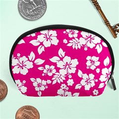 Pink Hawaiian Accessory Pouches (large)  by AlohaStore