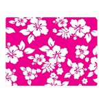 Pink Hawaiian Double Sided Flano Blanket (Mini)  35 x27  Blanket Front