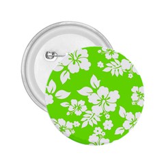 Lime Hawaiian 2 25  Buttons