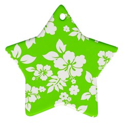 Lime Hawaiian Ornament (star)  by AlohaStore