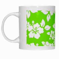 Lime Hawaiian White Mugs by AlohaStore