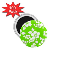 Lime Hawaiian 1 75  Magnets (100 Pack) 