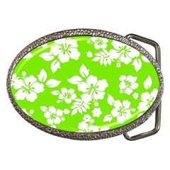 Lime Hawaiian Belt Buckles