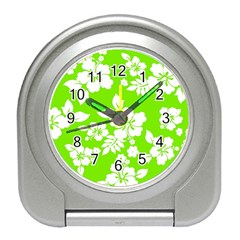 Lime Hawaiian Travel Alarm Clocks by AlohaStore