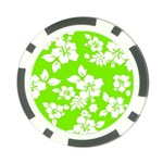 Lime Hawaiian Poker Chip Card Guards Front