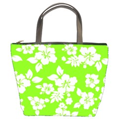 Lime Hawaiian Bucket Bags by AlohaStore