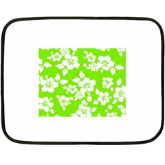 Lime Hawaiian Double Sided Fleece Blanket (mini)  by AlohaStore