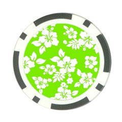 Lime Hawaiian Poker Chip Card Guards (10 Pack)  by AlohaStore