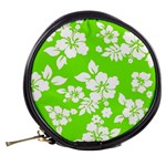 Lime Hawaiian Mini Makeup Bags Back