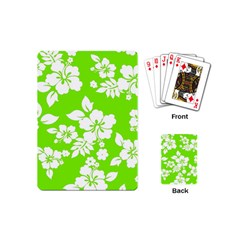 Lime Hawaiian Playing Cards (mini) 