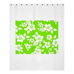 Lime Hawaiian Shower Curtain 60  X 72  (medium) 