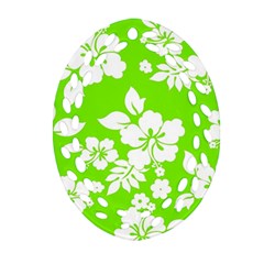 Lime Hawaiian Ornament (oval Filigree) 