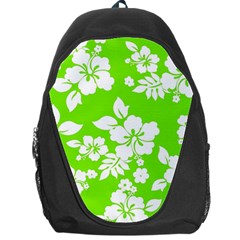 Lime Hawaiian Backpack Bag