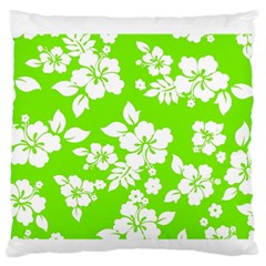 Lime Hawaiian Standard Flano Cushion Case (two Sides)