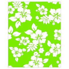 Lime Hawaiian Drawstring Bag (small)