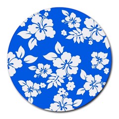 Blue Hawaiian Round Mousepads