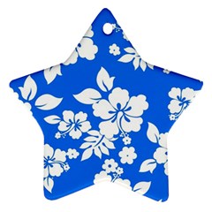 Blue Hawaiian Ornament (star)  by AlohaStore