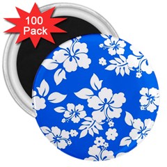 Blue Hawaiian 3  Magnets (100 Pack)