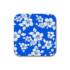 Blue Hawaiian Rubber Coaster (square) 