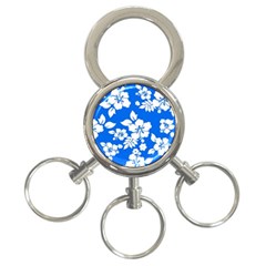 Blue Hawaiian 3-ring Key Chains