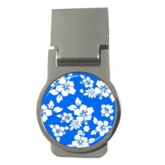 Blue Hawaiian Money Clips (round) 