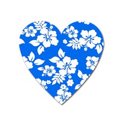 Blue Hawaiian Heart Magnet by AlohaStore