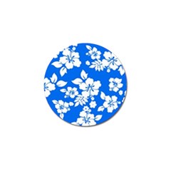 Blue Hawaiian Golf Ball Marker