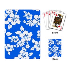 Blue Hawaiian Playing Card