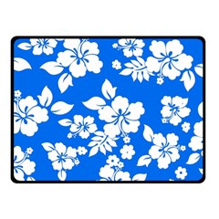 Blue Hawaiian Fleece Blanket (small)